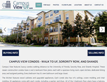 Tablet Screenshot of campusviewuf.com